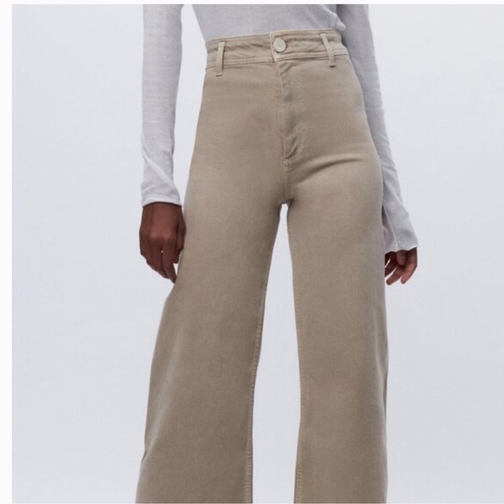 Zara marine jeans in tan